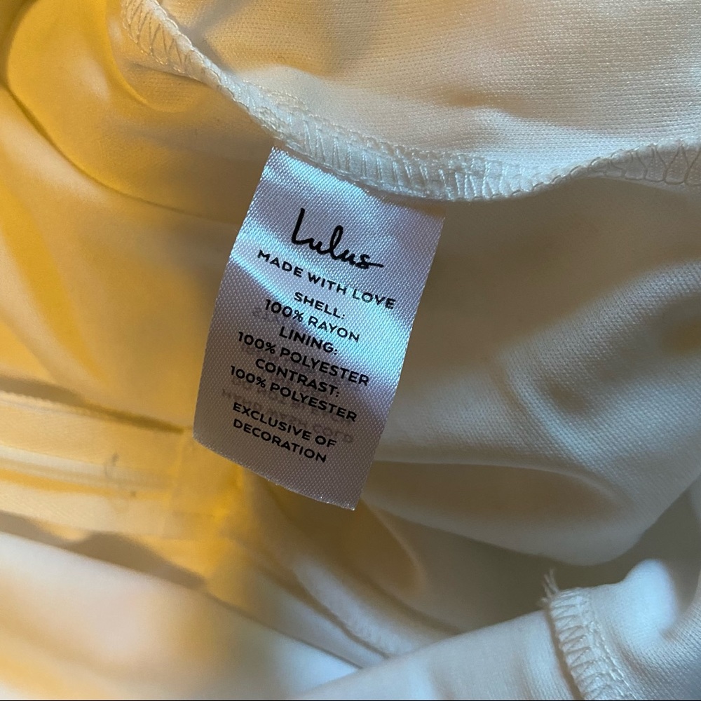 NWOT Lulus Sweeten the Occasion White Lace Maxi Dress - Picture 17 of 17